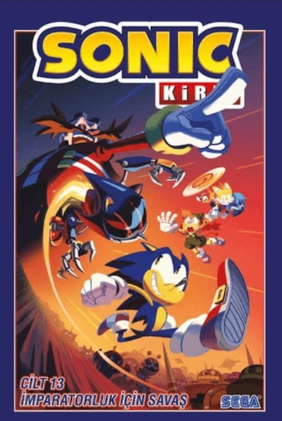 Kirpi Sonic Cilt 13 - İmparatorluk İçin Savaş Ian Flynn