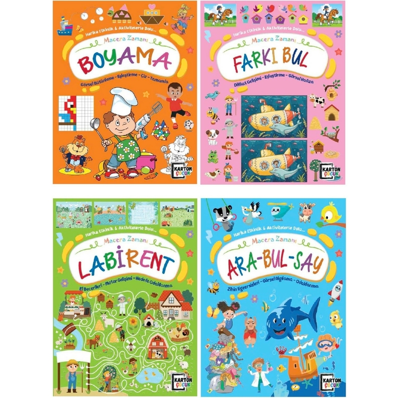 Macera Zamanı (4 Kitap Takım)