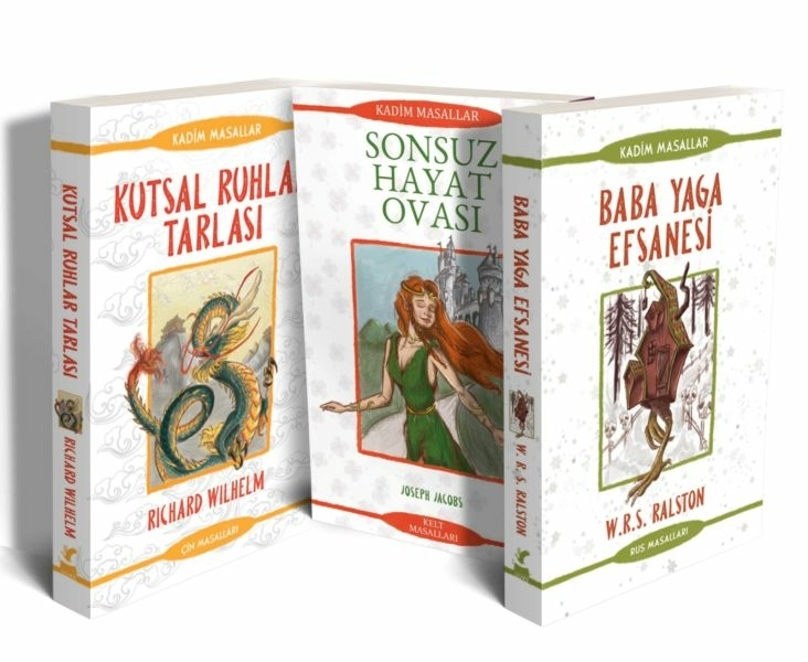 Dünya Masalları Seti (Rus-Çin-Kelt) 3 Kitap Joseph Jacobs, W.r.s. Ralston, Richard Wilhelm