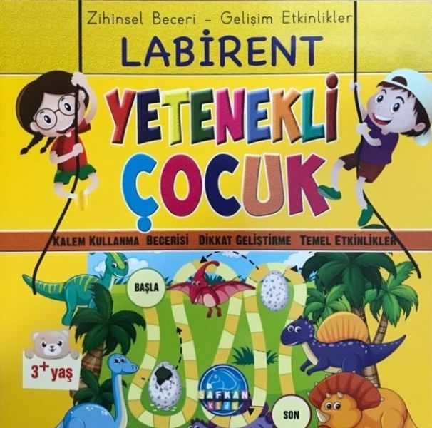 Zihinsel Beceri Gelişim Etkinlikleri Labirent Yetenekli Çocuk 3+ Kolektif