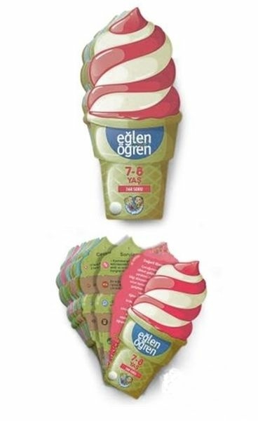 Eğlen Öğren Ice Cream - 360 Soru (7-8 Yaş) Kolektif