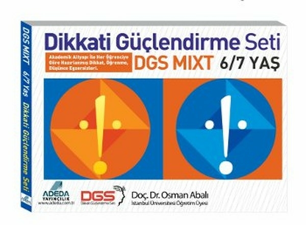 Dikkati Güçlendirme Seti Mixt 6 - 7 Yaş (1 Kitap) Osman Abalı