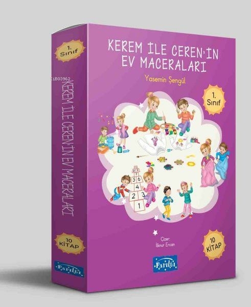 Kerem ile Ceren’in Ev Maceraları 10 Kitap Set Yasemin Şengül