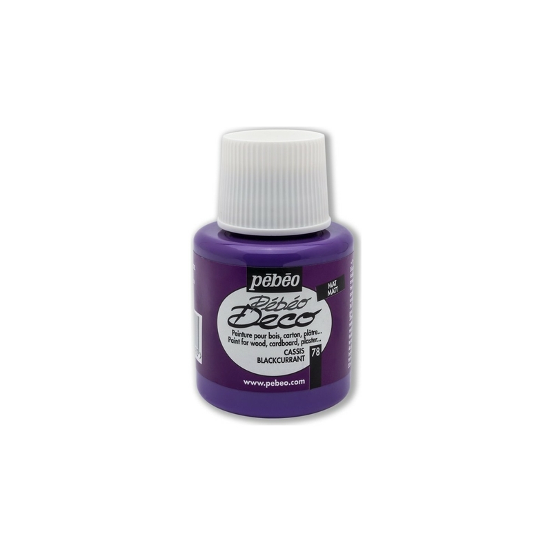 Pebeo Deco 110 Ml Ahşap Boyası Mor 78