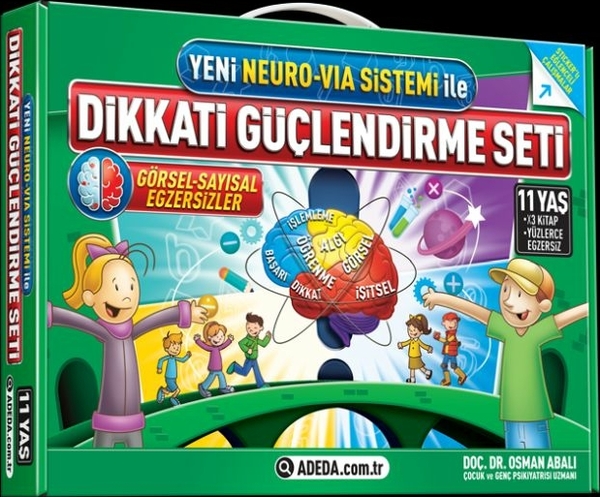 Yeni Neuro-Via Sistem - Dikkati Güçlendirme Seti 11 Yaş Osman Abalı
