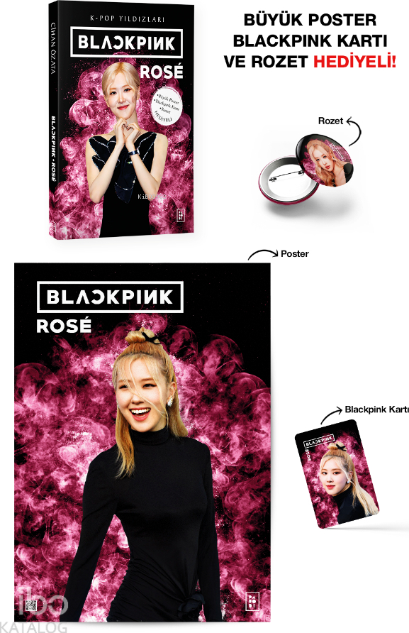 Blackpink Rosé - K-Pop Yıldızları Cihan Özata