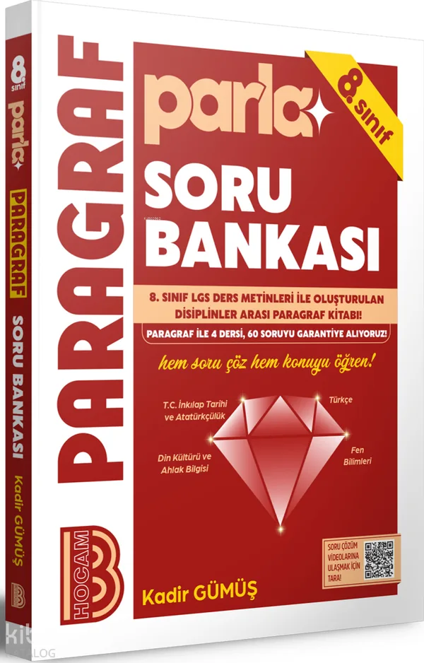 Benim Hocam Yayınları 8. Sınıf Parla Paragraf Soru Bankası