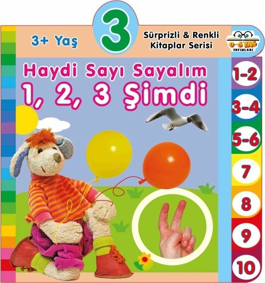 Haydi Sayı Sayalım 1,2,3 Şimdi (3+Yaş) Olala Books