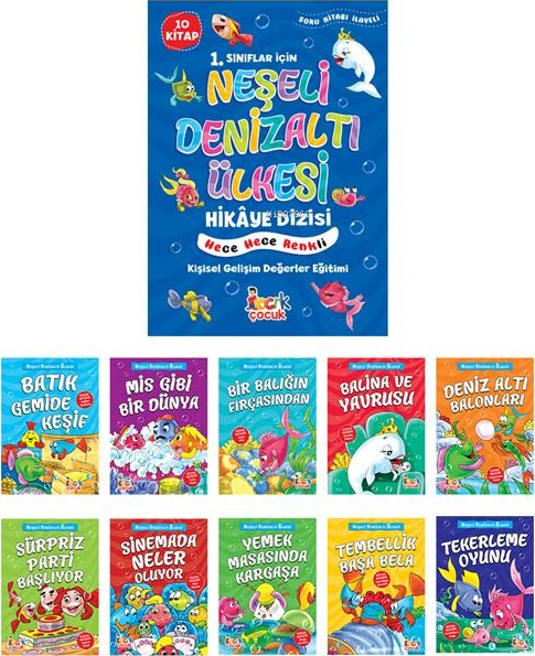 Neşeli Denizaltı Ülkesi(10 Kitap) Tuba Öztürk