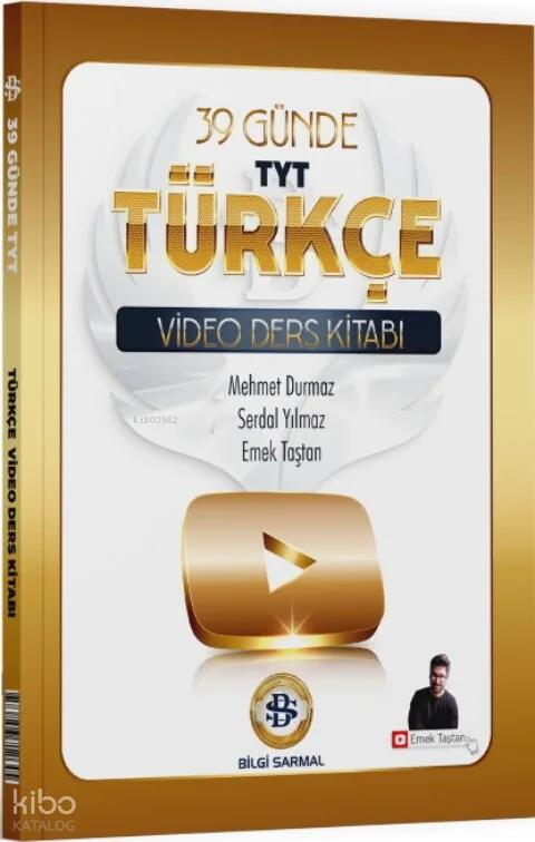 Bilgi Sarmal Yayınları Tyt Türkçe 39 Günde Video Ders Kitabı