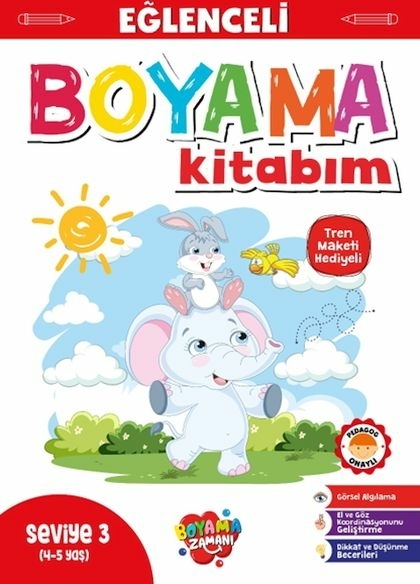 Eğlenceli Boyama – Seviye 3 (4-5 Yaş) Kolektıf
