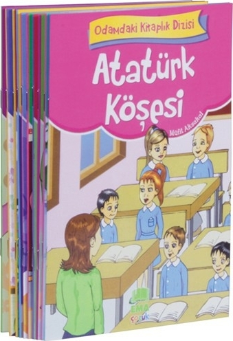 Odamdaki Kitaplık Seti (10 Kitap Takım - Küçük Boy); 1. ve 2. Sınıflar İçin Eğik Yazılı