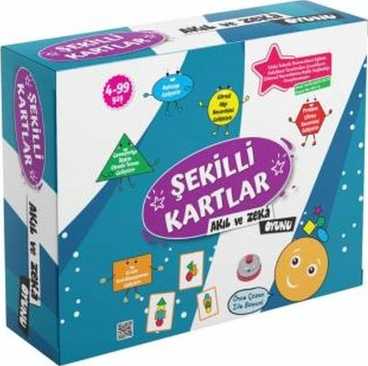 Renkli Şekilli Kartlar Akıl ve Zeka Oyunu (4-99 Yaş)