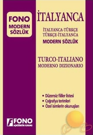 İtalyanca Modern Sözlük; İtalyanca-Türkçe / Türkçe-İtalyanca Birsen Çankaya