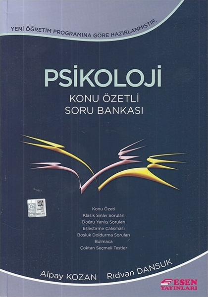 Esen Yayınları 10. Sınıf Psikoloji Konu Özetli Soru Bankası Esen  Alpay Kozan;Rıdvan Dansuk