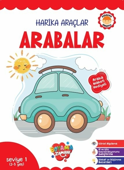 Harika Araçlar – Arabalar Seviye 1 (2-3 Yaş)