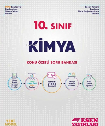 Esen 10.Sınıf Kimya Konu Özetli Soru Bankası