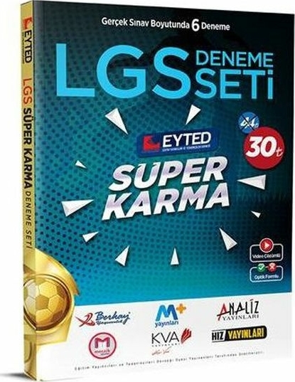 Eyted Yayınları 8. Sınıf LGS Süper Karma 6 lı Deneme Seti Eyted