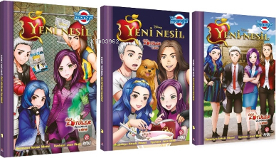 Disney Manga Yeni Nesil Özlü Kötüler Üçlemesi 3 Kitap Set Jason Muell
