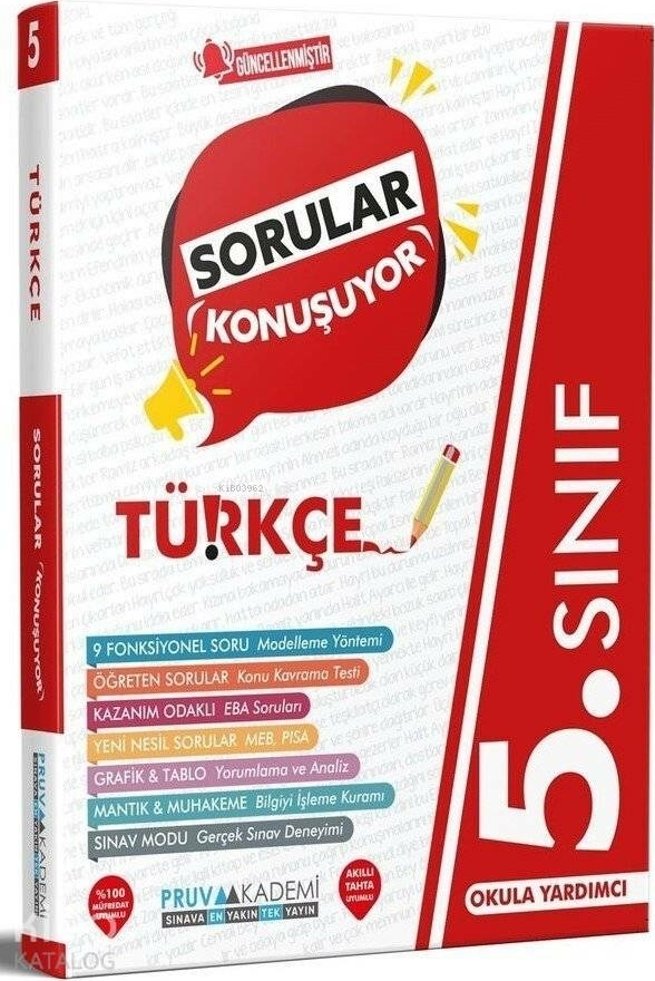 Pruva 5.Sınıf Türkçe Sorular Konuşuyor 2021