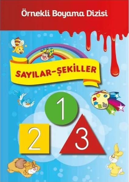 Örnekli Boyama - Sayılar - Şekiller Ahmet Altay