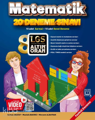 Altın Oran 8.Sınıf Matematik 20 Deneme Tamamı Video Çözümlü