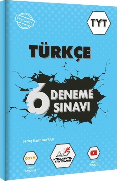 Kondisyon Yayınları 2021 TYT Türkçe 6 Deneme Sınavı