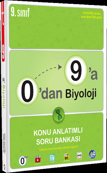 0'dan 9'a Biyoloji Konu Anlatımlı Soru Bankası Nilay Keçeci