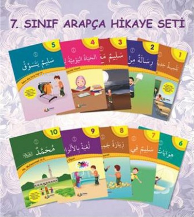 Hikayelerle Arapça Öğreniyorum  Serisi - 7. Sınıf Arapça Hikâye Seti Münevvere Kocaer