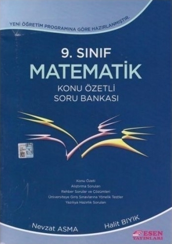 Esen Yayınları 9. Sınıf Matematik Konu Özetli Soru Bankası Esen