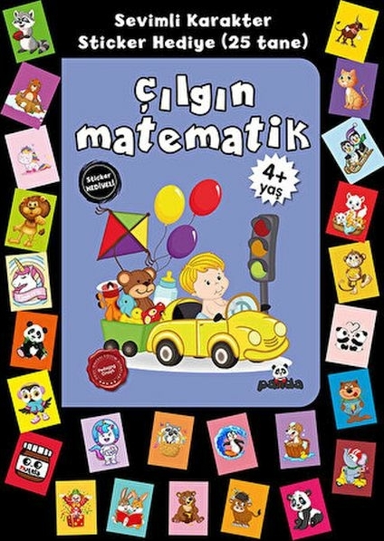 Stickerlı 4+ Yaş Çılgın Matematik Pedagog Afife Çoruk