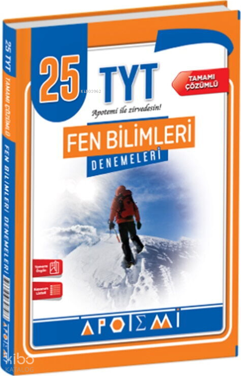Apotemi Yayınları Tyt Fen Bilimleri 25 Deneme
