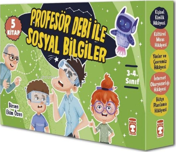 Profesör Debi İle Sosyal Bilgiler Seti (5 Kitap) Birsen Ekim Özen