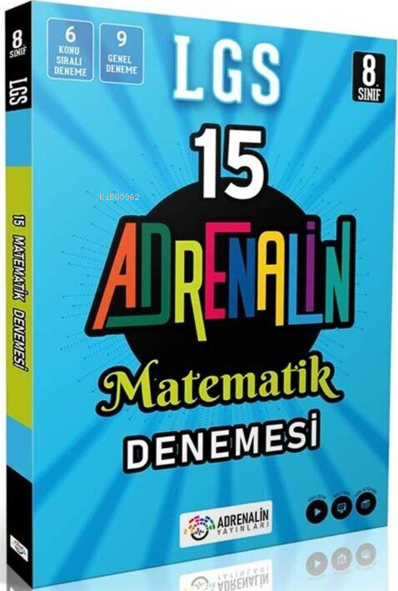 Adrenalin Yay. 8.Sınıf Matematik 15 Branş Denemesi