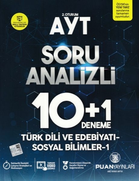 Puan Ayt 2. Oturum Soru Analizli 10+1 Deneme (Yeni) Kolektif