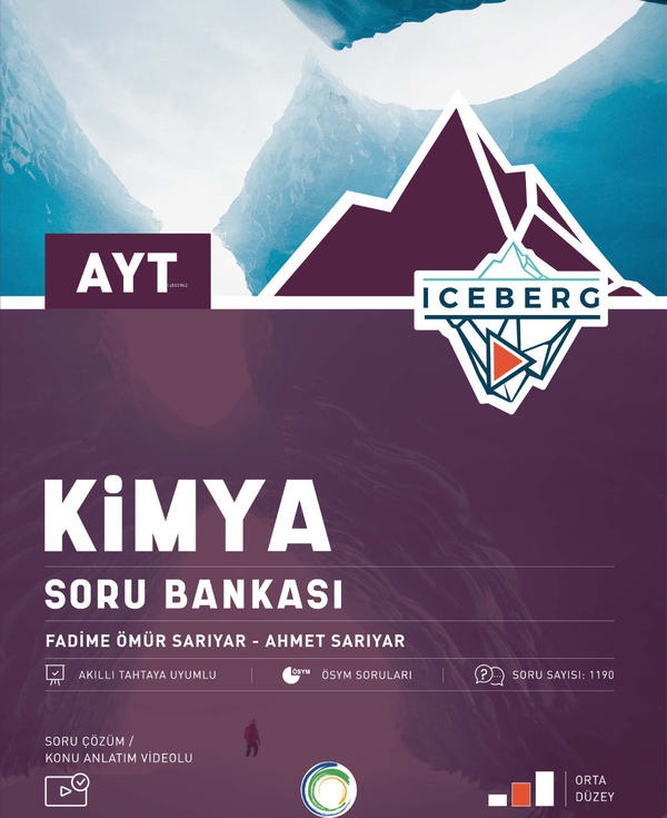 Okyanus Yayınları AYT Kimya Iceberg Soru Bankası