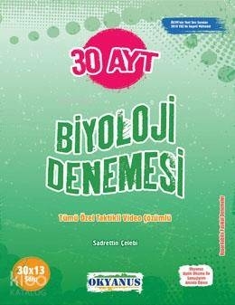 Okyanus Yayınları Ayt 30 Biyoloji Denemesi Okyanus Y