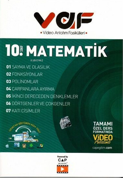 Vaf 10.Sınıf Matematik - 2021 Kolektif