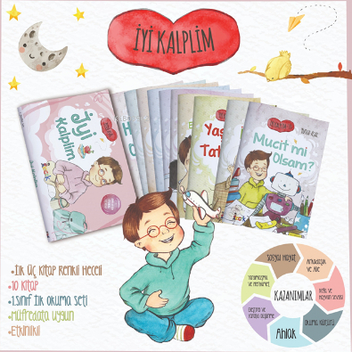 İyi Kalplim - İlk Okuma Seti - 10 Kitap Takım Yusuf Asal