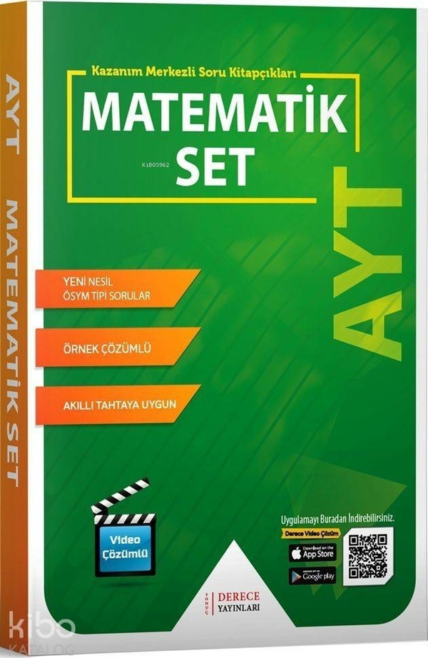Sonuç Derece Yayınları AYT Matematik Set Sonuç Derece