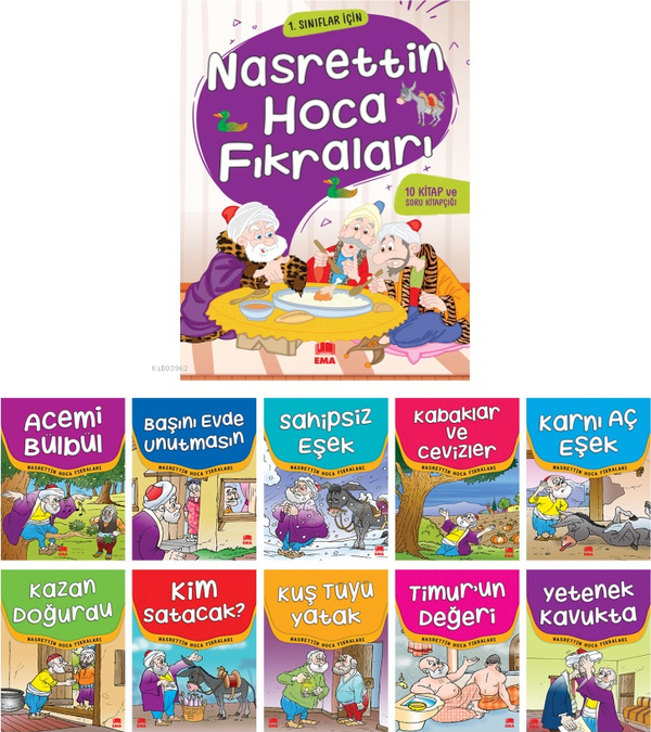 Nasrettin Hoca Fıkraları(10 Kitap+Soru Kitapçığı) Tuba Öztürk