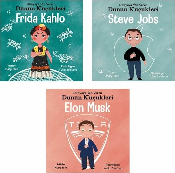 Dünyaya Yön Veren Dünün Küçükleri 3 Kitap Takım Mary Nhin
