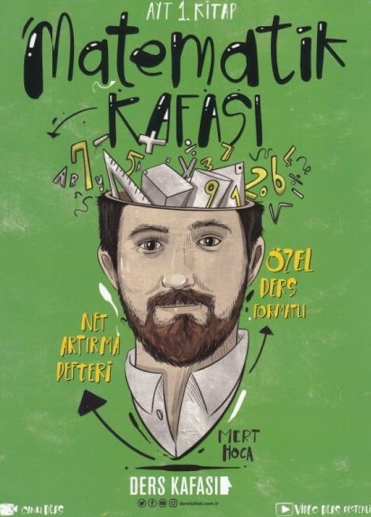 Ders Kafası Ayt 1. Kitap Matematik Kafası Net Artırma Defteri Özel Ders Formatlı Mert Hoca