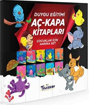 Duygu Eğitimi - Aç Kapa Kitaplar 10 Kitap Set