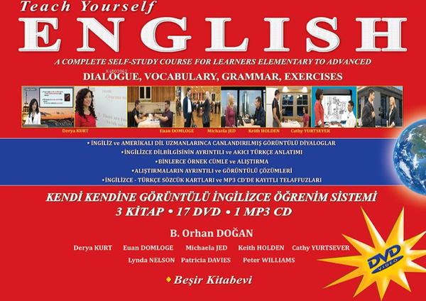 Teach Yourself English - Kendi Kendine Görüntülü İngilizce Öğrenim Sistemi (3 Kitap) B. Orhan Doğan