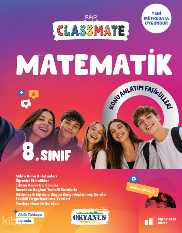 Okyanus Yayınları 8. Sınıf Matematik Konu Fasikülleri