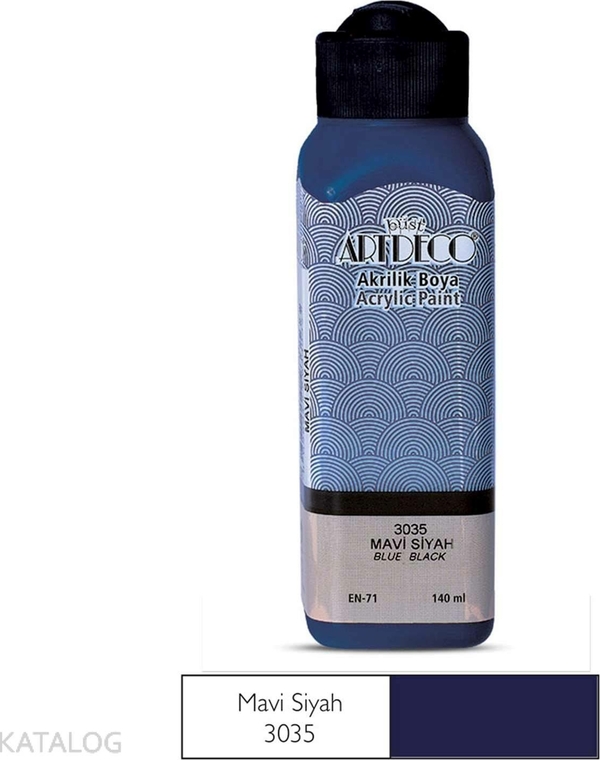 Artdeco Akrilik Boya 140 Ml Mavi Siyah 70R-3035