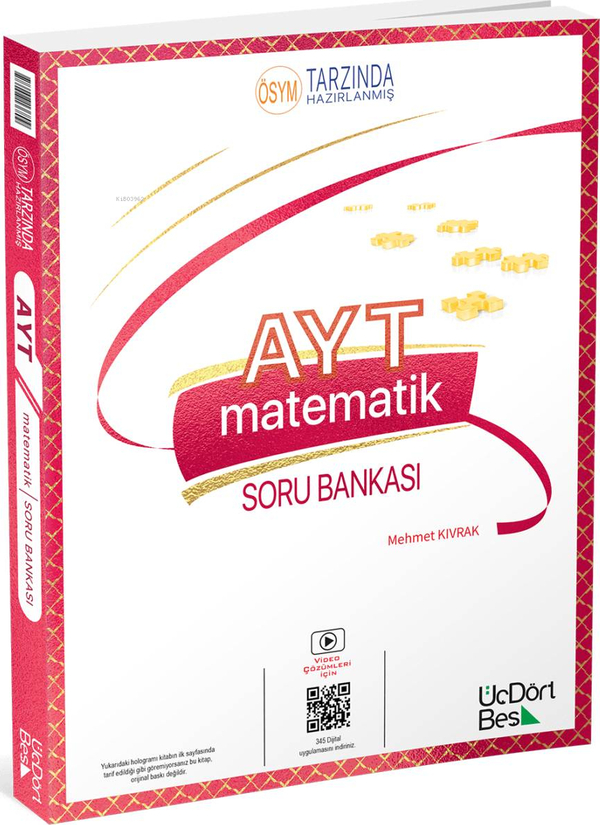 Üç Dört Beş 2022 AYT Matematik Soru Bankası Mehmet Kıvrak