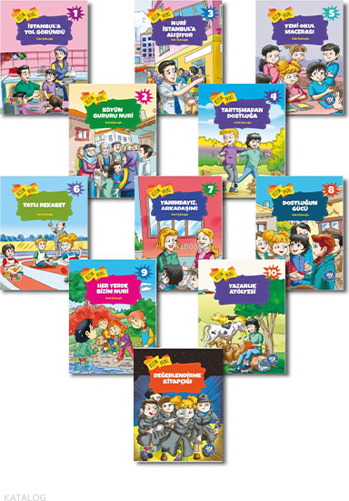 Bizim Nuri Hikaye Seti (10 Kitap + Değerlendirme Soruları)