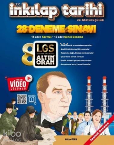 Altın Oran 8.Sınıf İnkilap Tarihi 20 Deneme Tamamı Video Çözümlü